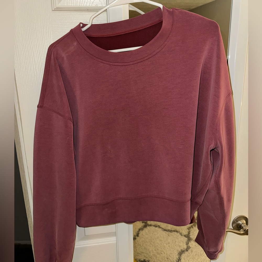 LULULEMON softstreme perfectly oversized crew sweatshirt